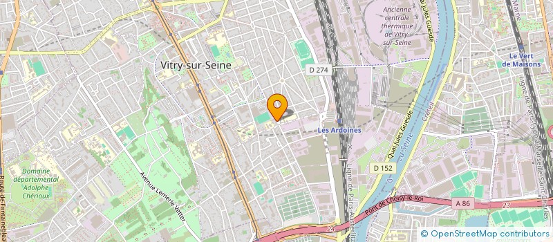 localisation de l'entreprise NINO DIFFUSION à VITRY-SUR-SEINE