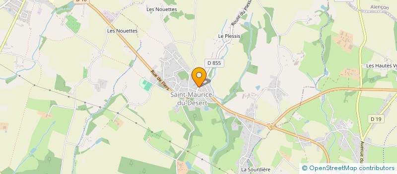 localisation de l'entreprise NINO DU REVE A LA REALITE à LES MONTS D'ANDAINE