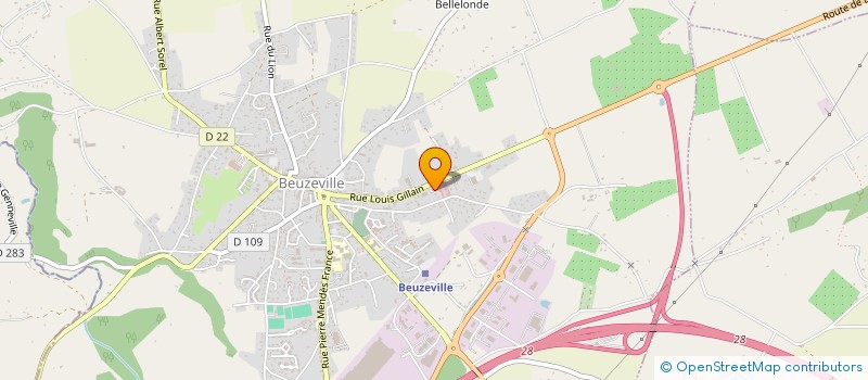 localisation de l'entreprise NINO ET CAMILLE à BEUZEVILLE