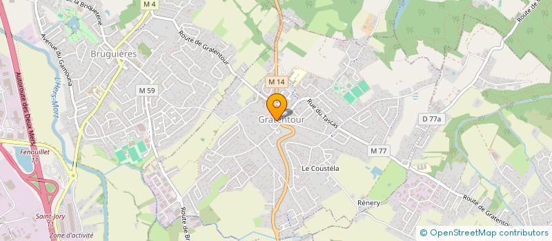 localisation de l'entreprise NINO PIZZA GRATENTOUR à GRATENTOUR