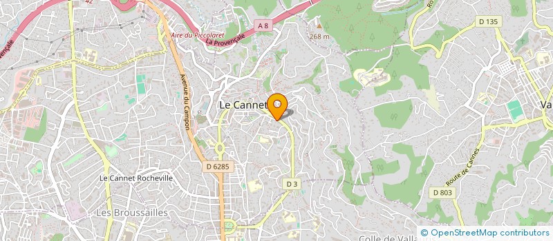 localisation de l'entreprise NINO-PROJECT à LE CANNET