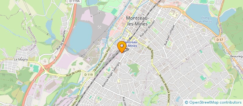 localisation de l'entreprise NINO SCI à MONTCEAU-LES-MINES