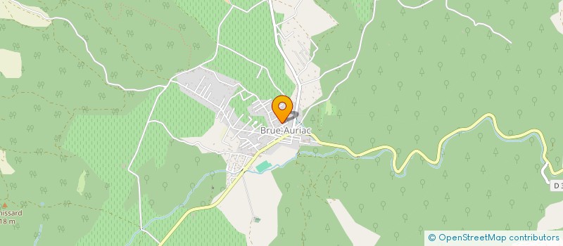 localisation de l'entreprise NINON  BRUE-AURIAC