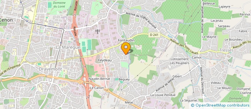 localisation de l'entreprise NINON IMMO  ARTIGUES-PRES-BORDEAUX