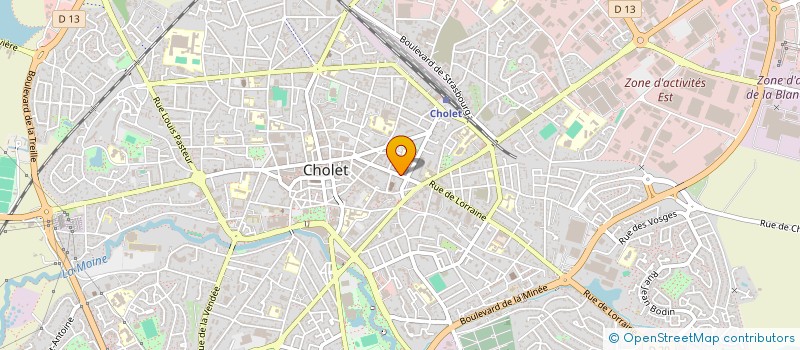 localisation de l'entreprise NINOR à CHOLET