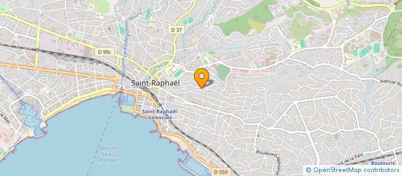 localisation de l'entreprise NINORLI à SAINT-RAPHAEL