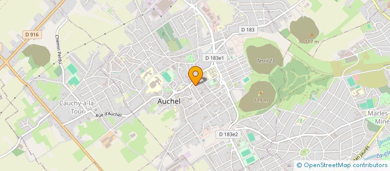 localisation de l'entreprise NINOS  AUCHEL
