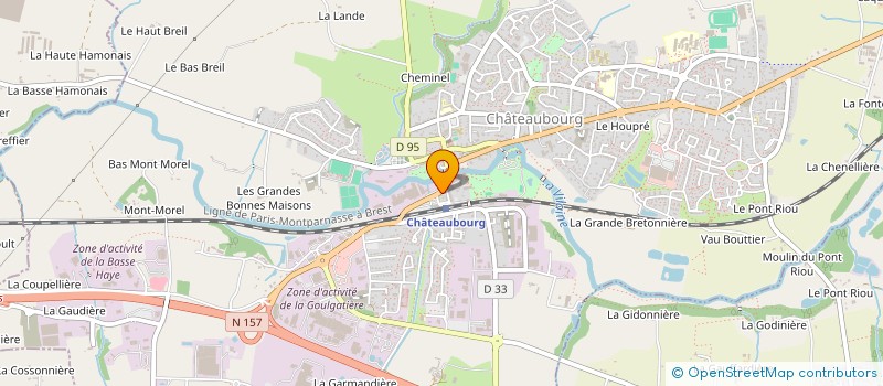 localisation de l'entreprise NINOSAB  CHATEAUBOURG