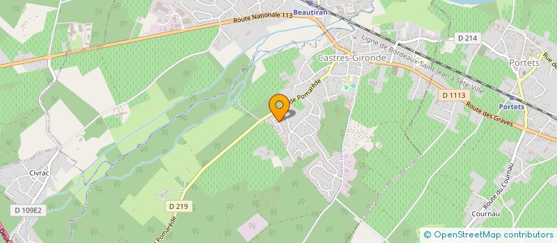 localisation de l'entreprise NINOU  CASTRES-GIRONDE