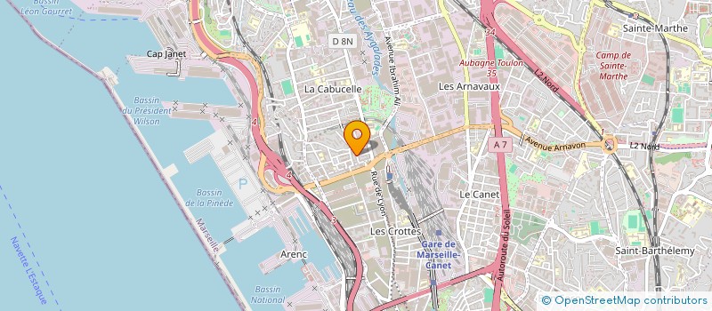localisation de l'entreprise NINOU ET CIE à MARSEILLE