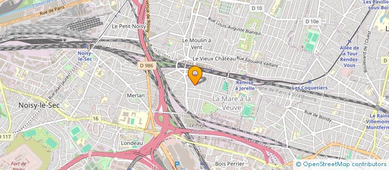 localisation de l'entreprise NINPO  BONDY