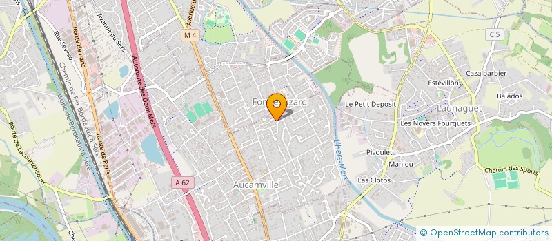 localisation de l'entreprise NINTAS à AUCAMVILLE