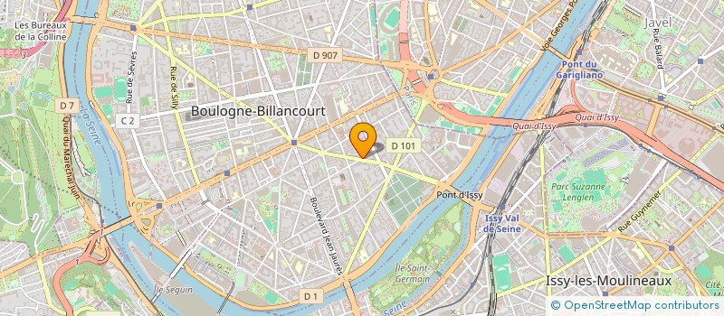 localisation de l'entreprise NIO CONSULTING à BOULOGNE-BILLANCOURT
