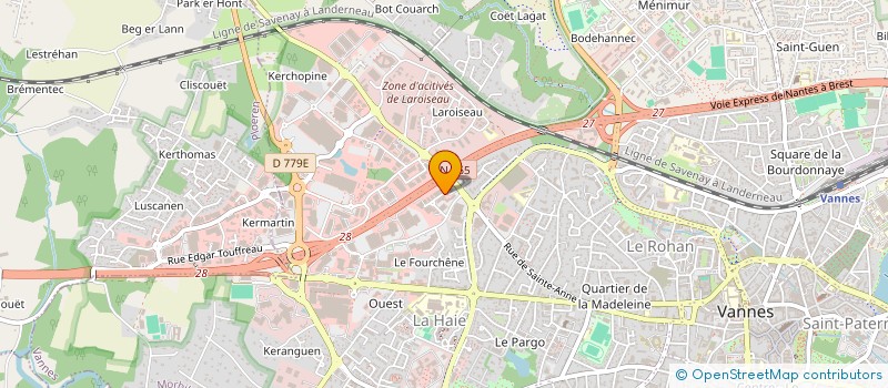localisation de l'entreprise NIO ERWAN à VANNES