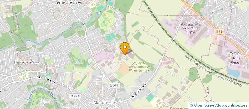 localisation de l'entreprise NIOCHAUT PAYSAGES à MANDRES-LES-ROSES