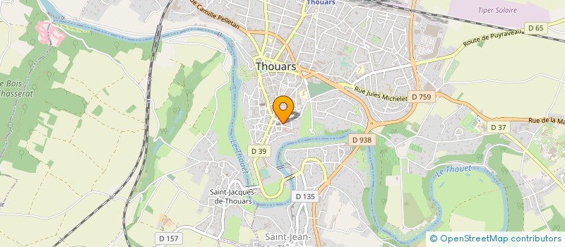 localisation de l'entreprise NIODIS  THOUARS