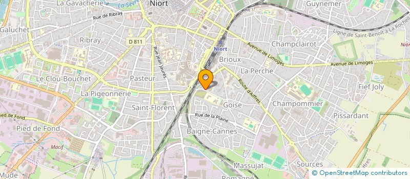 localisation de l'entreprise NIORT ACCES SANTE  NIORT