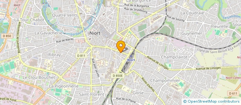 localisation de l'entreprise NIORT BIEN ETRE à NIORT