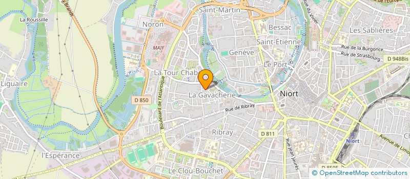localisation de l'entreprise NIORT MARKET  NIORT