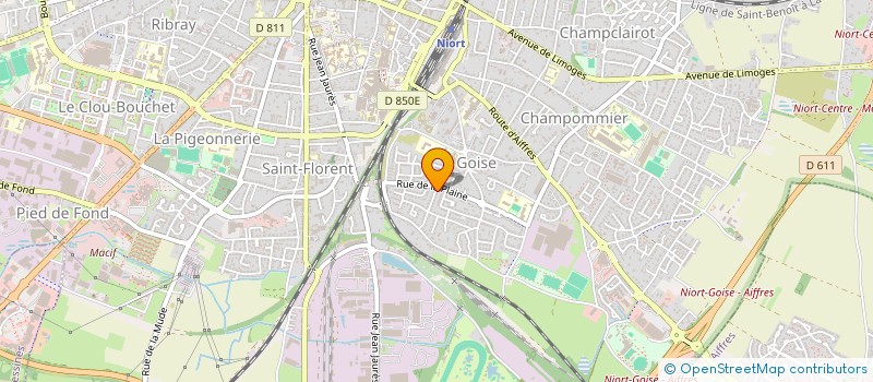 localisation de l'entreprise NIORT MENUISERIE à NIORT