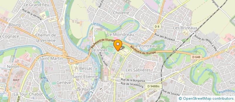 localisation de l'entreprise NIORT RUGBY CLUB  NIORT