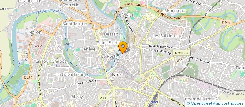 localisation de l'entreprise NIORT VOLLEY BALL  NIORT