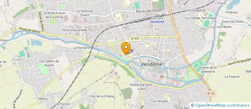 localisation de l'entreprise NIORTAISE  VENDOME
