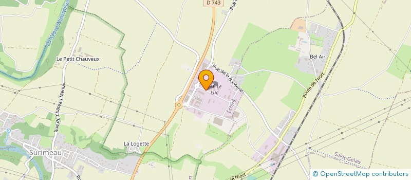 localisation de l'entreprise NIORTAISE DE CONSTRUCTION à ECHIRE