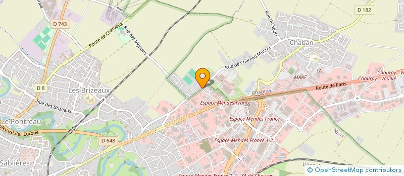 localisation de l'entreprise NIORTDIS à NIORT