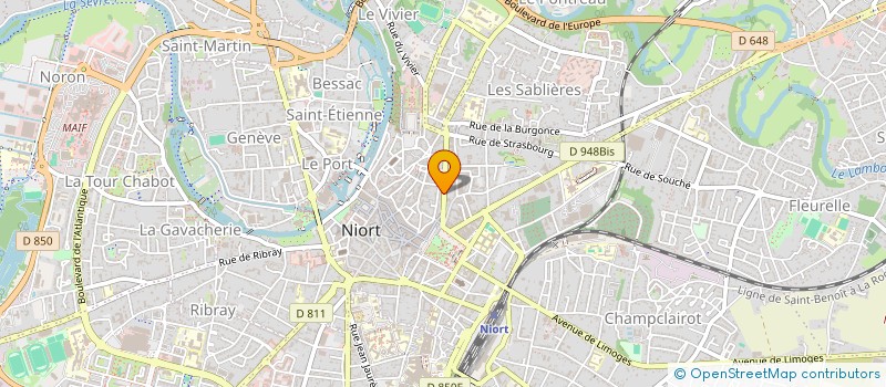 localisation de l'entreprise NIORTINFO à NIORT