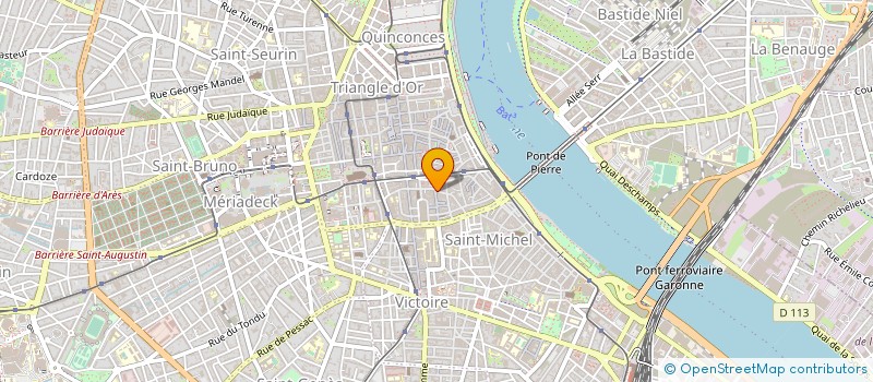 localisation de l'entreprise NIOUTEK à BORDEAUX