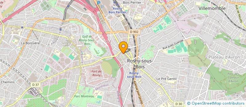localisation de l'entreprise NIP & CO à ROSNY-SOUS-BOIS