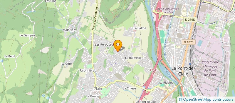 localisation de l'entreprise NIPAUTINE  CLAIX