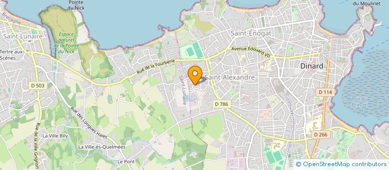 localisation de l'entreprise NIPE à DINARD