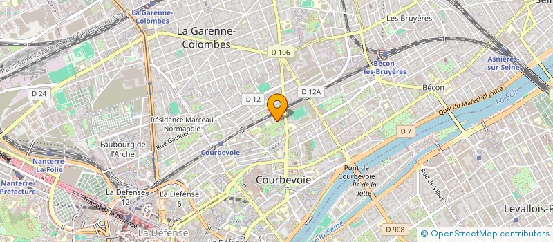 localisation de l'entreprise NIPEP TECHNOLOGIES SAS à COURBEVOIE