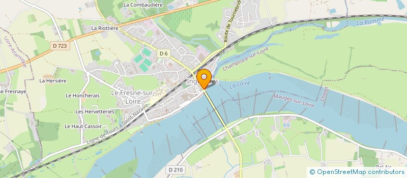 localisation de l'entreprise NIPERRENF  INGRANDES-LE-FRESNE-SUR-LOIRE