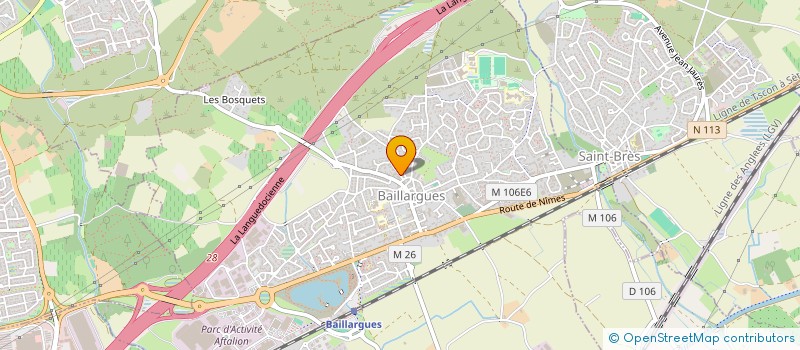 localisation de l'entreprise NIPESO à BAILLARGUES