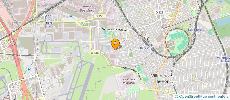 localisation de l'entreprise NIPOUILLE  ORLY