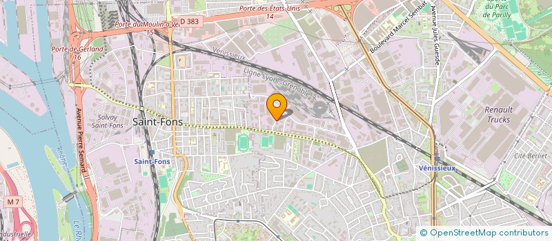 localisation de l'entreprise NIPPARTS FRANCE à VENISSIEUX