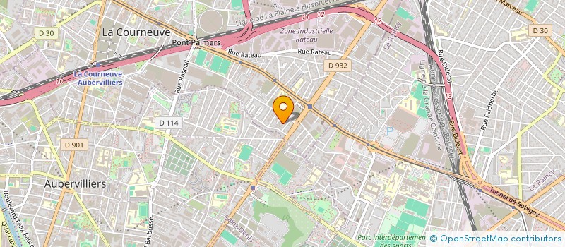 localisation de l'entreprise NIPPLES à LA COURNEUVE