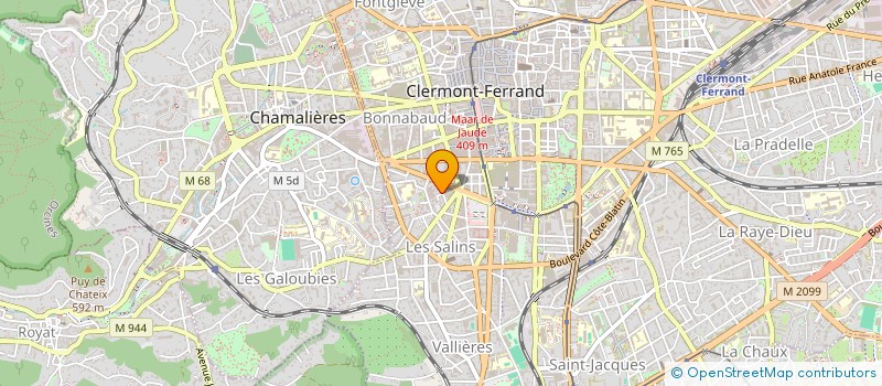 localisation de l'entreprise NIPPON JUDO 2000  CLERMONT-FERRAND