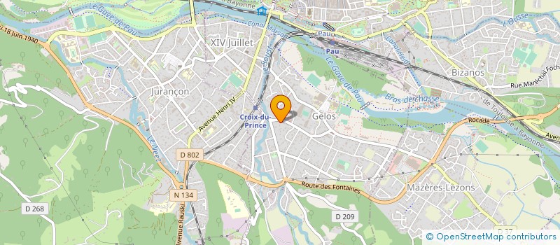 localisation de l'entreprise NIQUOL  GELOS