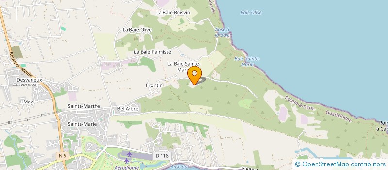 localisation de l'entreprise NIRA AGRICOLE ET PATRIMONIALE à SAINT-FRANCOIS