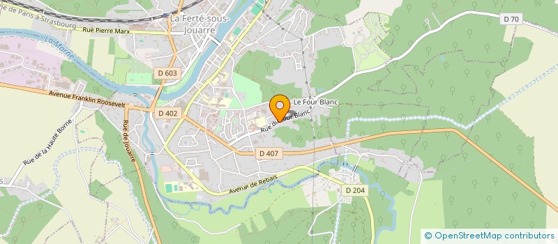 localisation de l'entreprise NIRAM BTP à LA FERTE-SOUS-JOUARRE