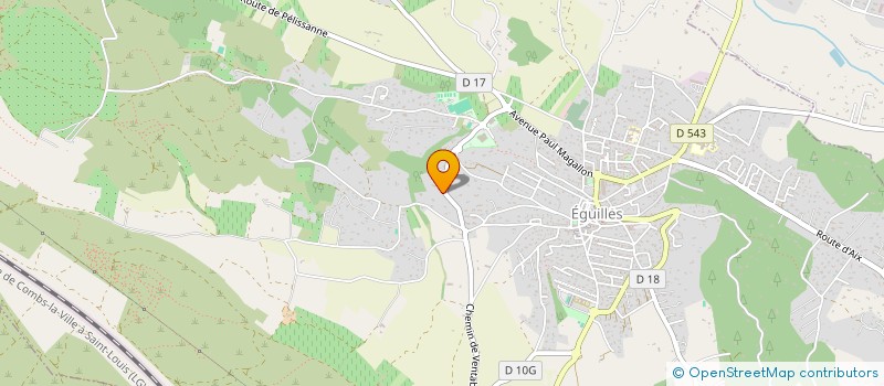 localisation de l'entreprise NIRANA  EGUILLES