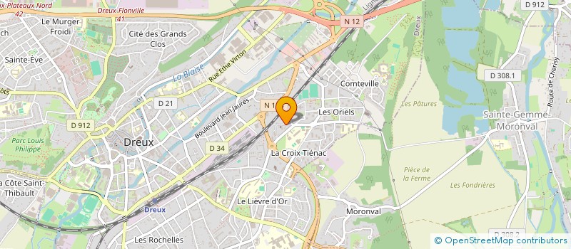 localisation de l'entreprise NIRANJAN AUTOMOBILE à DREUX