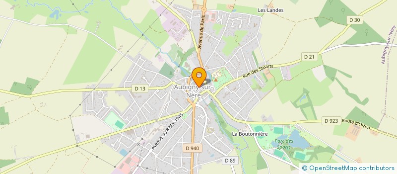 localisation de l'entreprise NIRAT - GAUBERVILLE  AUBIGNY-SUR-NERE