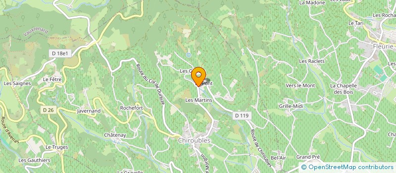 localisation de l'entreprise NIRAVI  CHIROUBLES