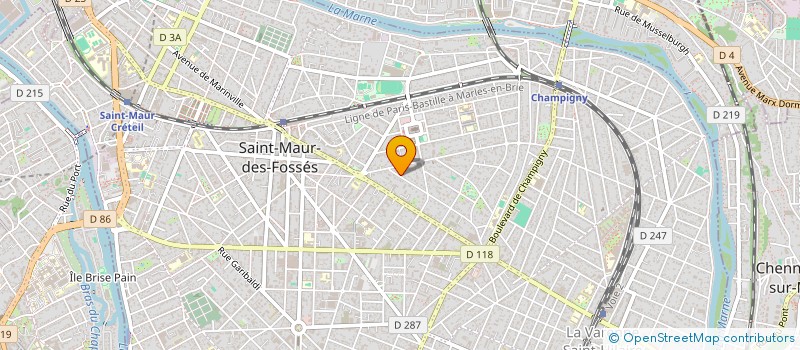 localisation de l'entreprise NIRIA à SAINT-MAUR-DES-FOSSES