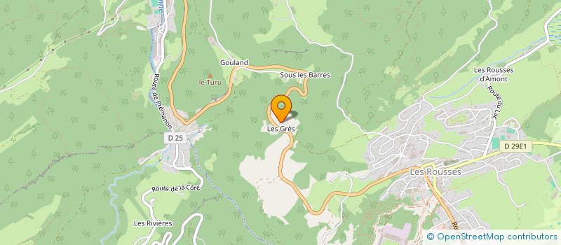 localisation de l'entreprise NIRINA  LES ROUSSES